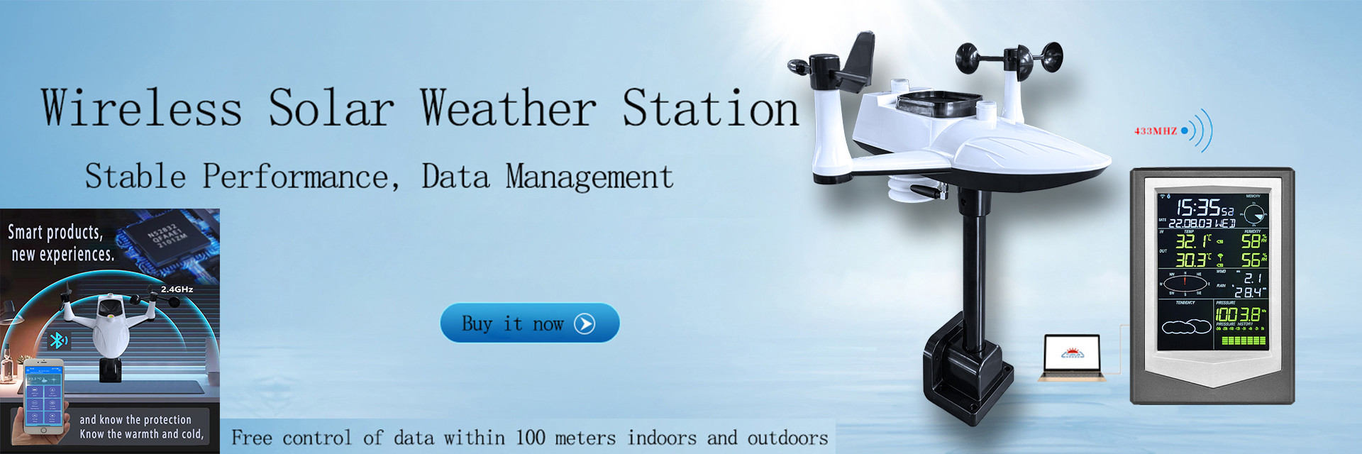 calidad Estación meteorológica inalámbrica fábrica